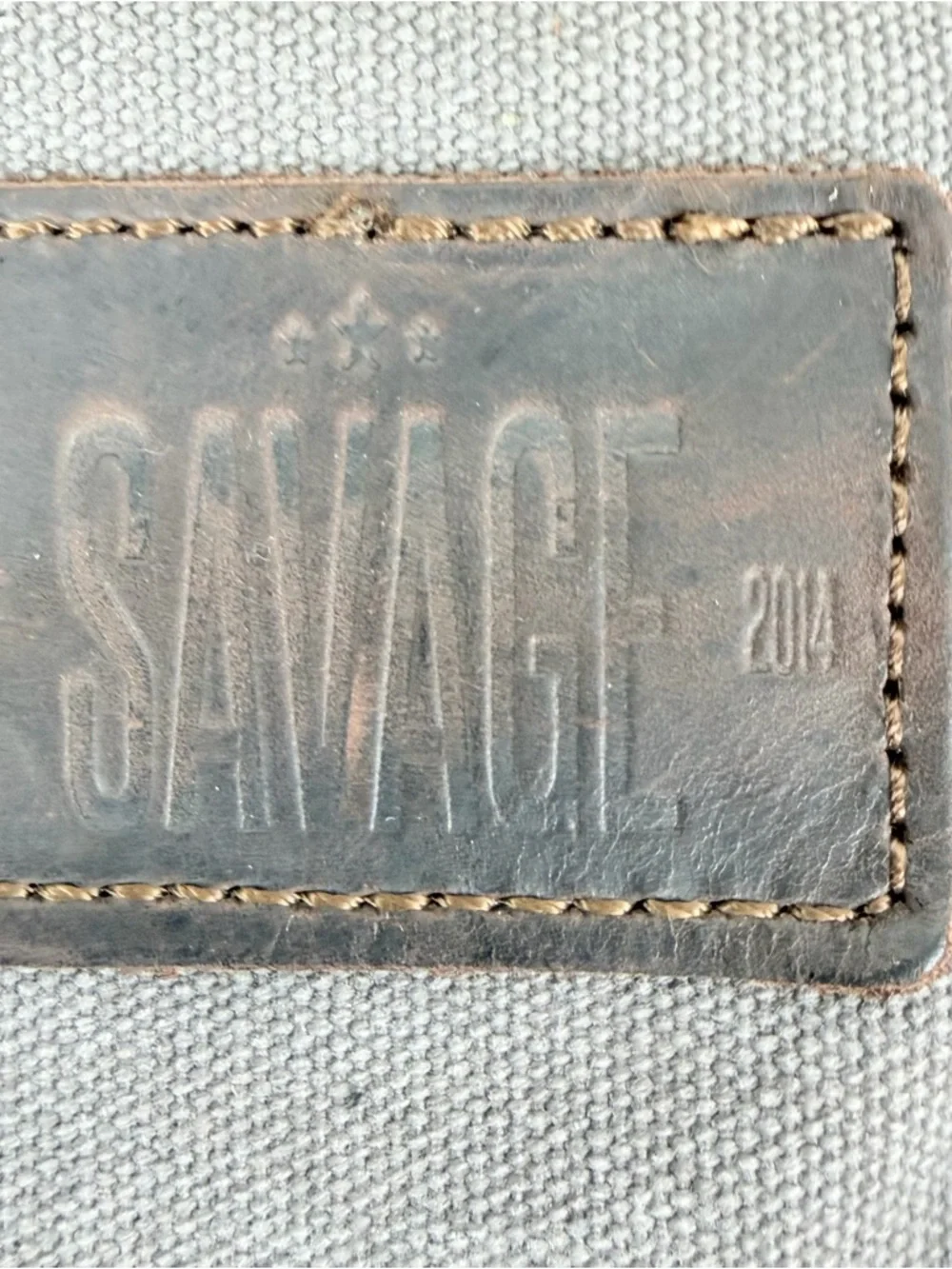 Savage Supply Leo Brown Canvas and Leather Backpack